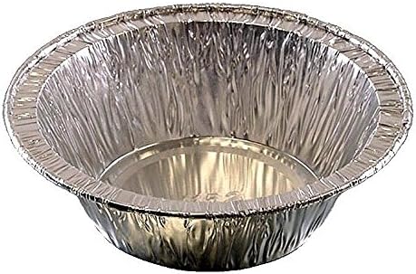 ATTA International 4" Aluminum Foil Pot Pie Pan 1.4" Deep - Disposable Baking Tart Tins (pack of 25)