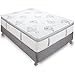 Classic Brands Mercer Cool Gel Memory Foam and Innerspring Hybrid 12-Inch Pillow Top Mattress, Mattress in a Box, Full