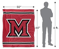 Miami University Redhawks Blanket, 50" x