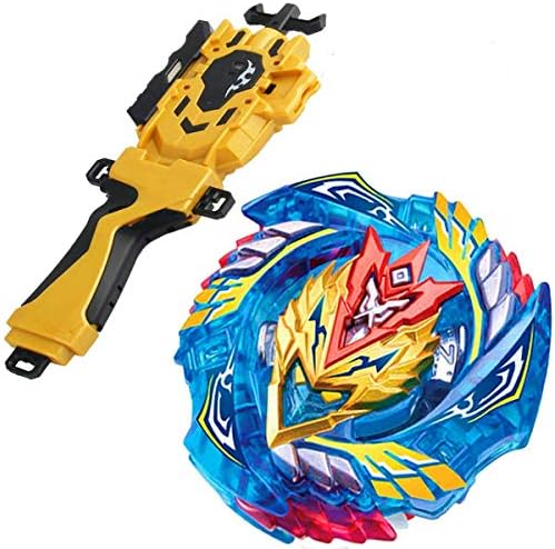 Super Bey Battle Toys Gyro Metal Fusion B-127 CHO-Z Achilles with Super Launcher Combination Battling Top ByASfeixiang (Z3)