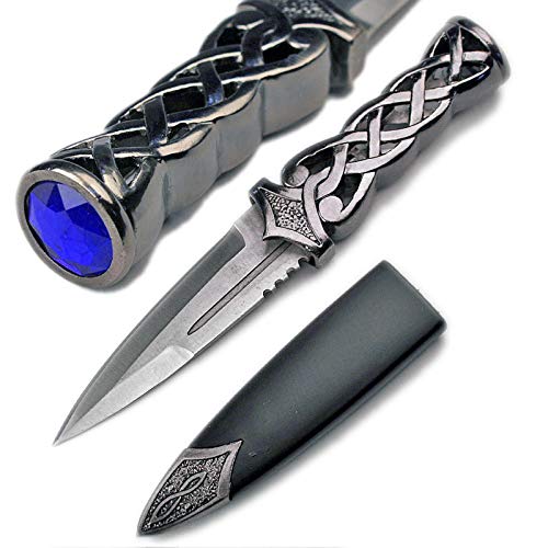 Ace Martial Arts Supply New Scottish Celtic Gaelic Twist Knot Blue Ruby