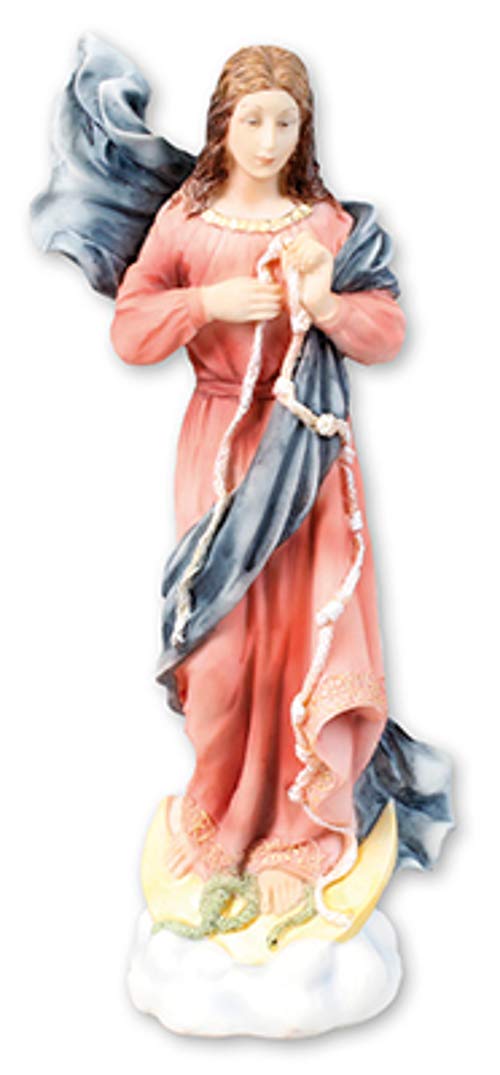 CBC Veronese Resin 8" Virgin Mary Lady Untier of Knots Statue