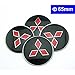 4pcs C080 65mm Black Car Styling Accessories Emblem Badge Sticker Wheel Hub Caps Centre Cover MITSUBISHI LANCER PAJERO OUTLANDER ASX Galant Eclipse Spyder