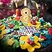 LUTER Gold Glitter Happy Birthday Cake Candles Number Candles Number 5 Birthday Candle Cake Topper Decoration for Party Kids Adults