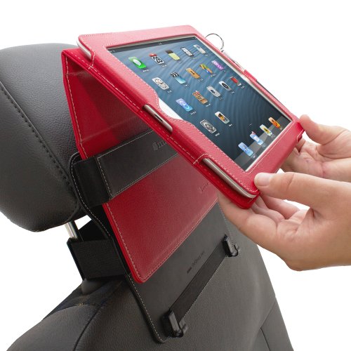 Snugg iPad 3 / iPad 2 Car Headrest Mount Holder - Combines with Snugg iPad 3 / iPad 2 Leather Case