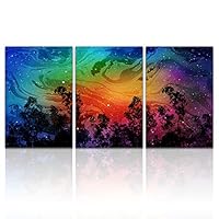 3 Piece Canvas Wall Art Beautiful Scenery Canvas Prints Home Artwork Decoration for Living Room,Bedroom - 16