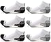 MIRMARU High Performance 6 Pairs Low Cut Athletic Running Cushion Sports Socks for Men & Women
