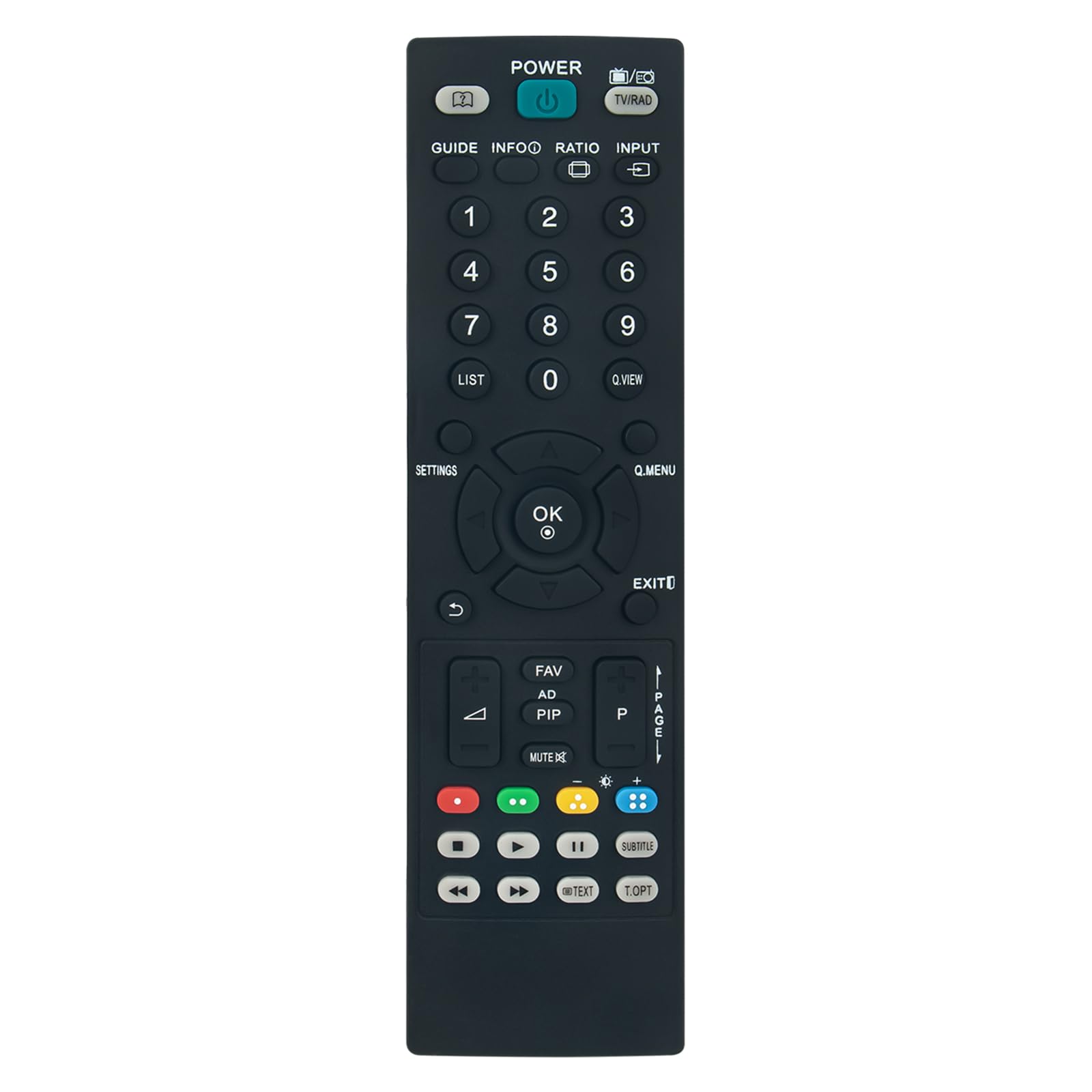 New AKB73655822 Remote Control Replacement - VINABTY AKB73655822 Replace Remote Control fit for LG TV AKB73655822 M2232 M2252 M2255 M2352 M243 M2432 M2752D Remote Controller