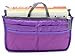 Superbpag Women Travel Insert Handbag Organizer Purse Organizer Tidy Bag Purple