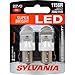SYLVANIA - 1156 ZEVO LED Red Bulb - Bright LED Bulb, Ideal for Stop and Tail Lights (Contains 2 Bulbs)