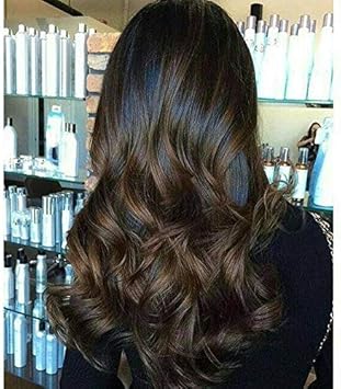 Laavoo 14 Pouces Balayage Cheveux Humains Bresilien Perruque Fantaisie Hors Noir Se Fanant A Brun Moyen U Partie Wig A Clip Invisible Naturel Lisse 130 Densite 1bt6 Amazon Fr Beaute Et Parfum