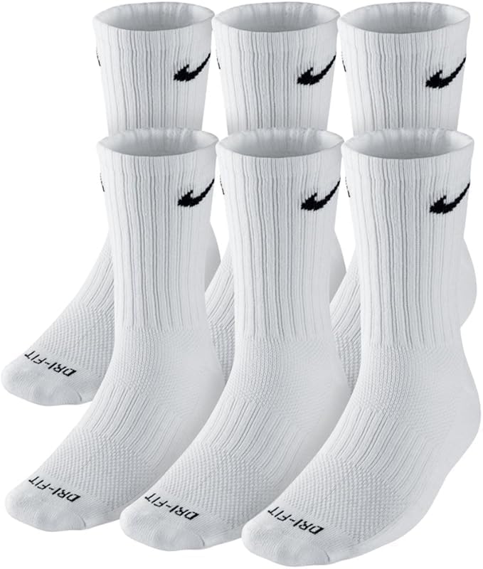 Nike Crew Socks 6-Pack for All-Day Comfort