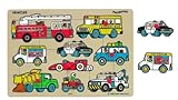 Small World Toys Ryan's Room Wooden Puzzles - Classic Vehicles