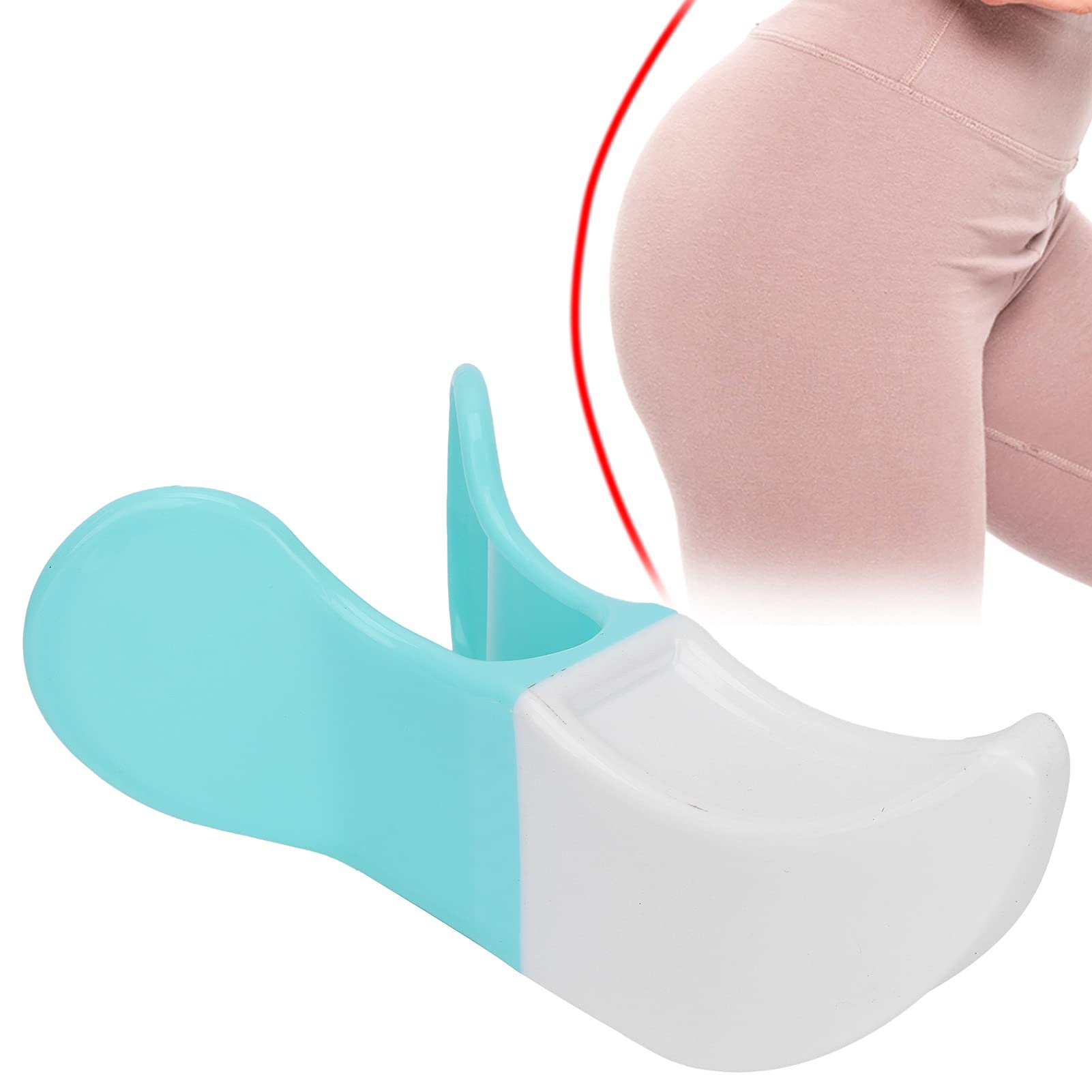 Buttocks Trainer, Pelvic Floor Muscle Exerciser Inner Thigh Exercisers Correction Beautiful Buttocks Body Shape Tool Pelvic Floor Exerciser for Postpartum Rehabilitation Inner Thigh Trainer