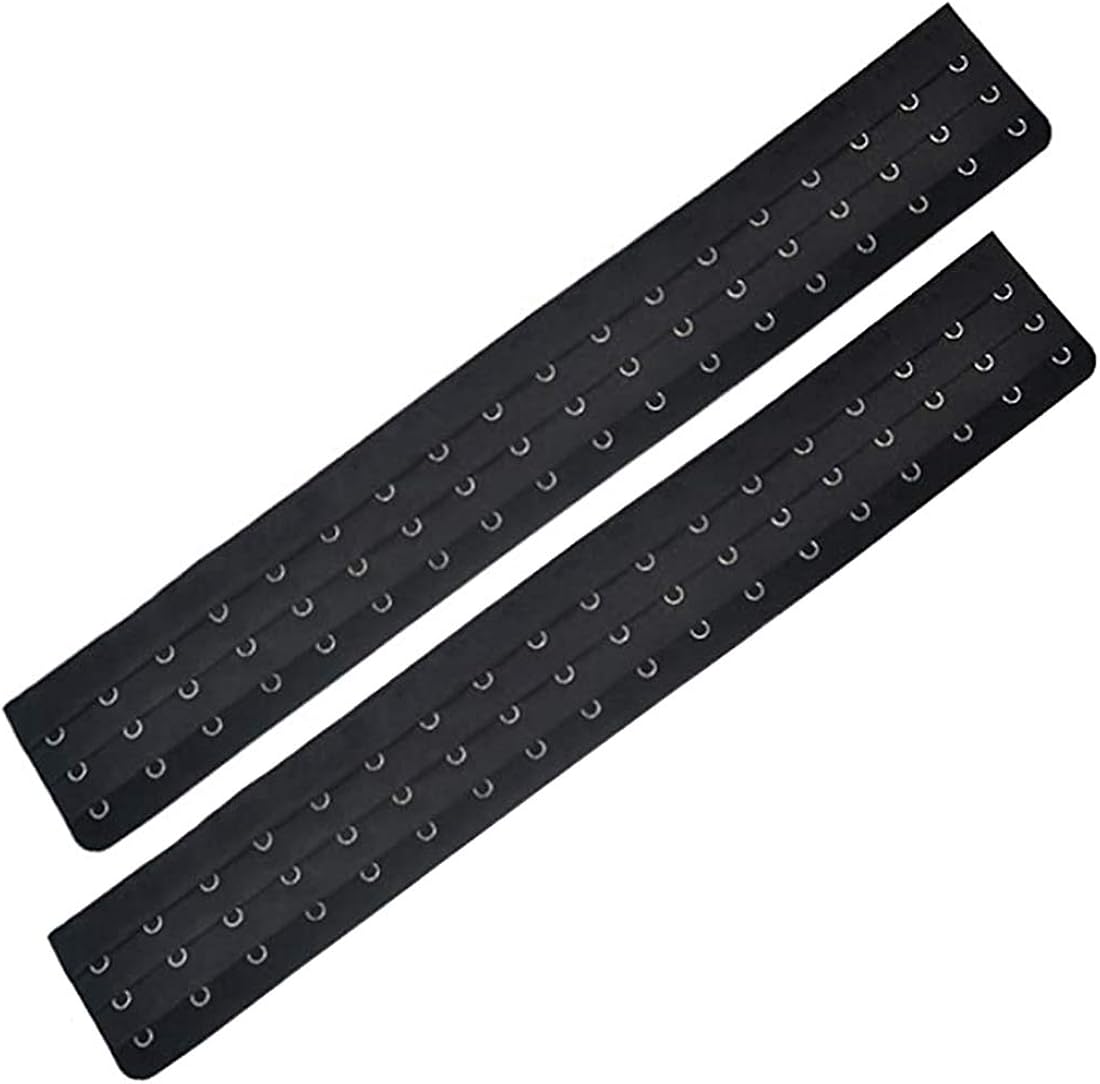 YUPPIE TONE Corset Extender 18 Hooks Longline Bra Back Extender 2pcs