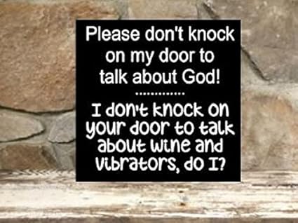 Amazon Com Bawansign Please Don T Knock On My Door 12 X12