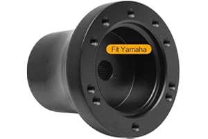 MOSNAI Yamaha Golf Cart Steering Wheel Adapter Golf Cart Steering Wheel Adapter for Yamaha Golf Cart (Black)