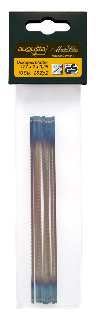 Augusta 0735 127 x 2 x 0.25 AMA Scroll Saw Blades