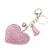 Clearance!Key Chain,Canserin Love Rhinestone Tassel Keychain Key Ring (Pink, Free size)
