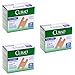 Curad NON25510Z Fabric Adhesive Bandages, Knuckle, Natural 100 per Pack (Pack of 3)