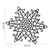 Vipe Paper Craft Cutting Dies Stencil Metal Mold for DIY Scrapbook Album Paper Card Decoration-02 (Snowflake)