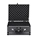 iKayaa Double Sided Aluminum Hard Pistol Handgun Case With 2 Combination Locks Security Gun Carry Storage Box Accessory