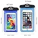 Becko Blue Waterproof Case Touch Responsive Front and Back, Wallet, Dry Bag, Pouch for 4.7