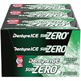 Iceberg Mint Dentyne Ice Sub Zero Gum, nine 16Piece Pack (144 totalPiece)