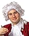 White Colonial Man Wig