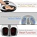 SereneLife SLFTMSG35 Shiatsu Foot Massager | Therapy for Heels, Toes and Ankles | for Pain Relief and Comfort |Heat Function and Different Intensity Levels, with Remote Control (Renewed)