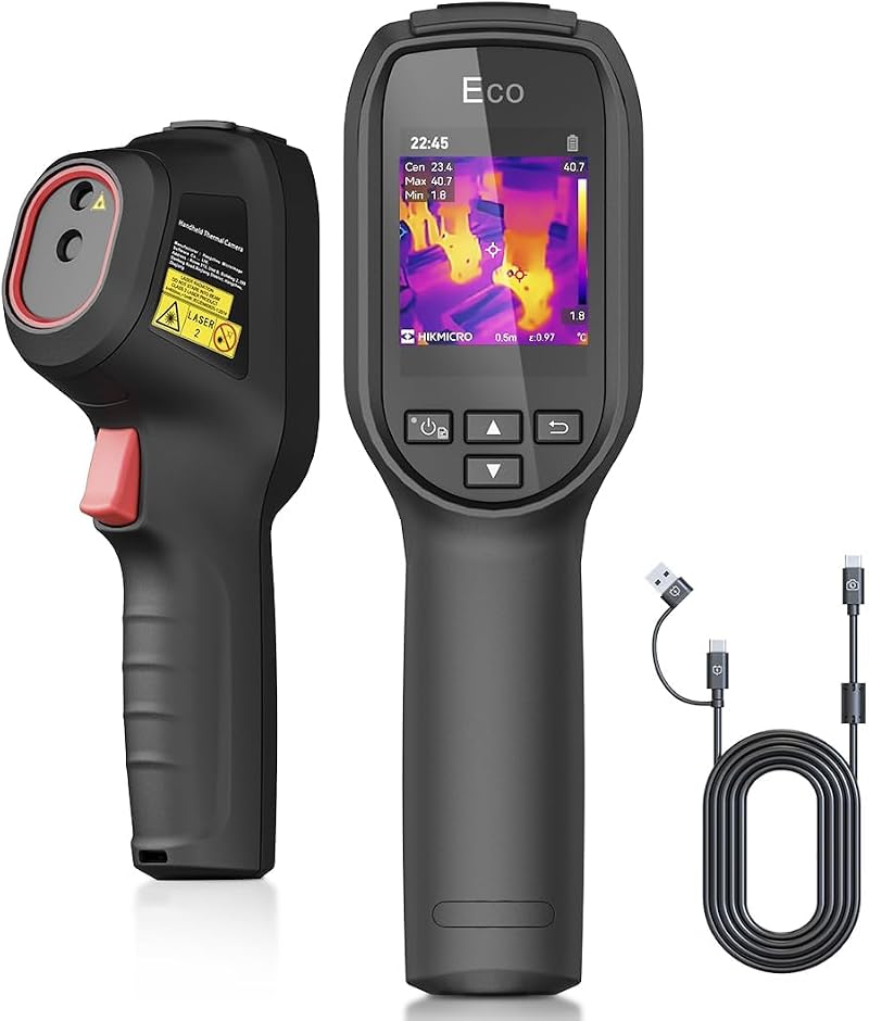 HIKMICRO ECO Thermal Camera 240x240 SuperIR 25Hz Laser Pointer 8h