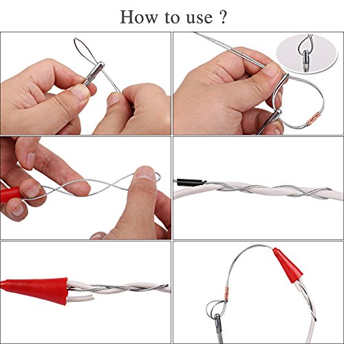 Fish Tape Electrical Wire Threader Wire Puller and Fish Tape Fastener