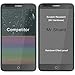 [3-Pack]-Mr Shield for Alcatel OneTouch Fierce 4 [Tempered Glass] Screen Protector with Lifetime Replacement Warranty
