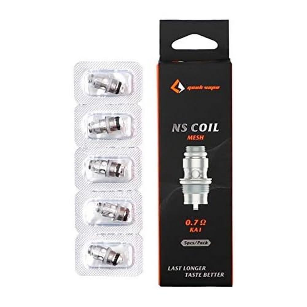 GEEKVAPE Frenzy NS Coils - 5 Pack [0.7ohm Mesh] 1 Each 100 g