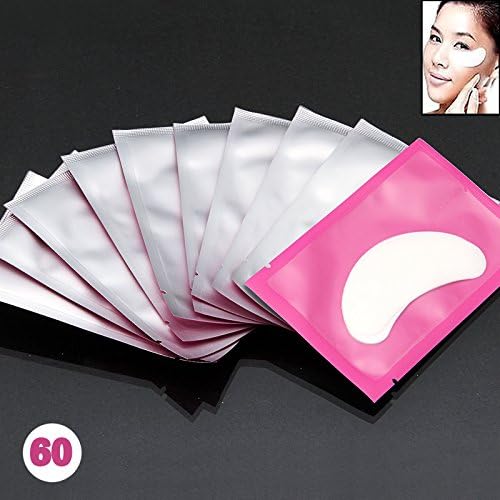 Odstore 20/40/60/80pcs Under Eye Pads Patch Taps for DIY False Eyelash Lashe Extension Makeup (60PCS)