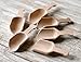 10 Pcs Mini Wooden Scoop - Scoops for Canisters, Bath Salts - Multipurpose Wooden Spoon (4.25'' x 1.55'')