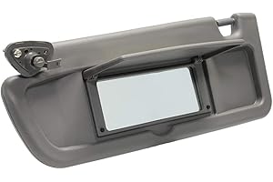 Left Driver Side Sun Visor Replacement for 2006 2007 2008 2009 2010 2011 Honda Civic EX LX Sedan SI Coupe 83280-SNA-A01ZA Sun