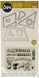 Sizzix Framelits Die Set with Stamps Big Top by Brenda Walton (9 Pack)