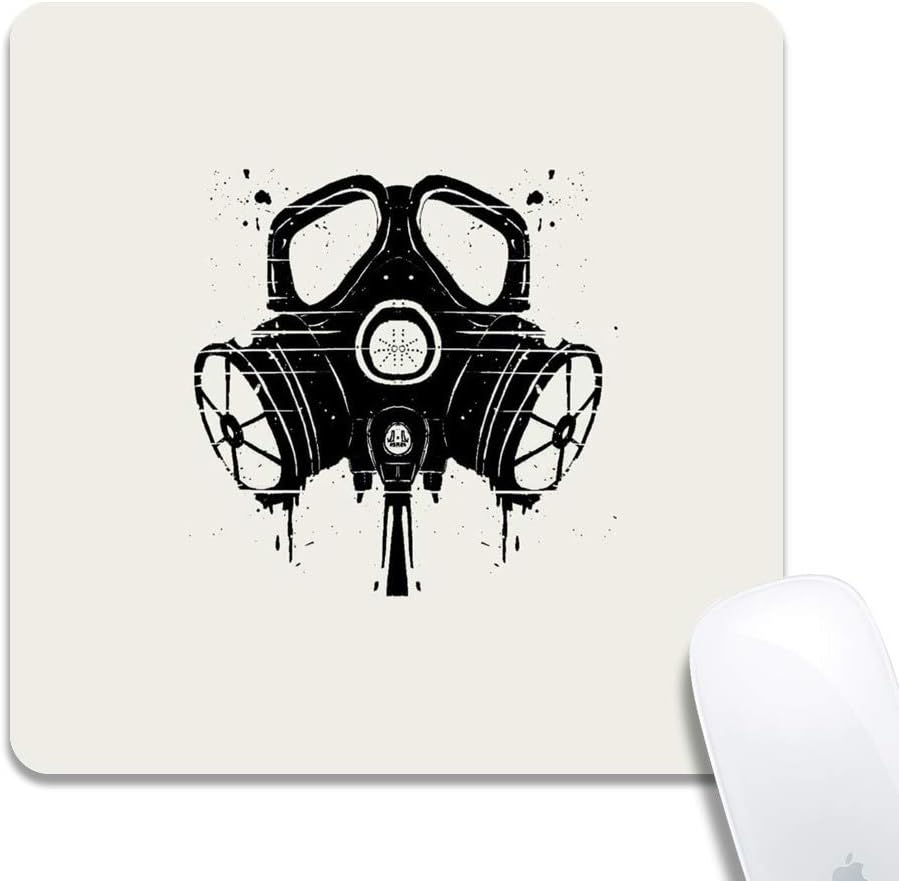 Amazon Com Gas Mask Drawing Extended Ergonomic Gaming Mouse Pad