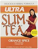 Ultra Slim Tea, Orange Spice, Tea Bags, 24 Count Box