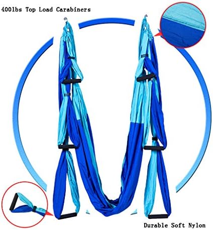 Seveni Aerial Yoga Swing/yoga hammock Beginner instruction Included for free 400ibs