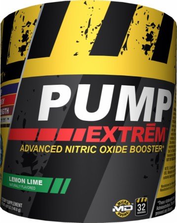 Promera Pump Extreme Advanced Nitric Oxide Booster For Muscle Building, Mental Focus, 32 Servings, Lemon Lime