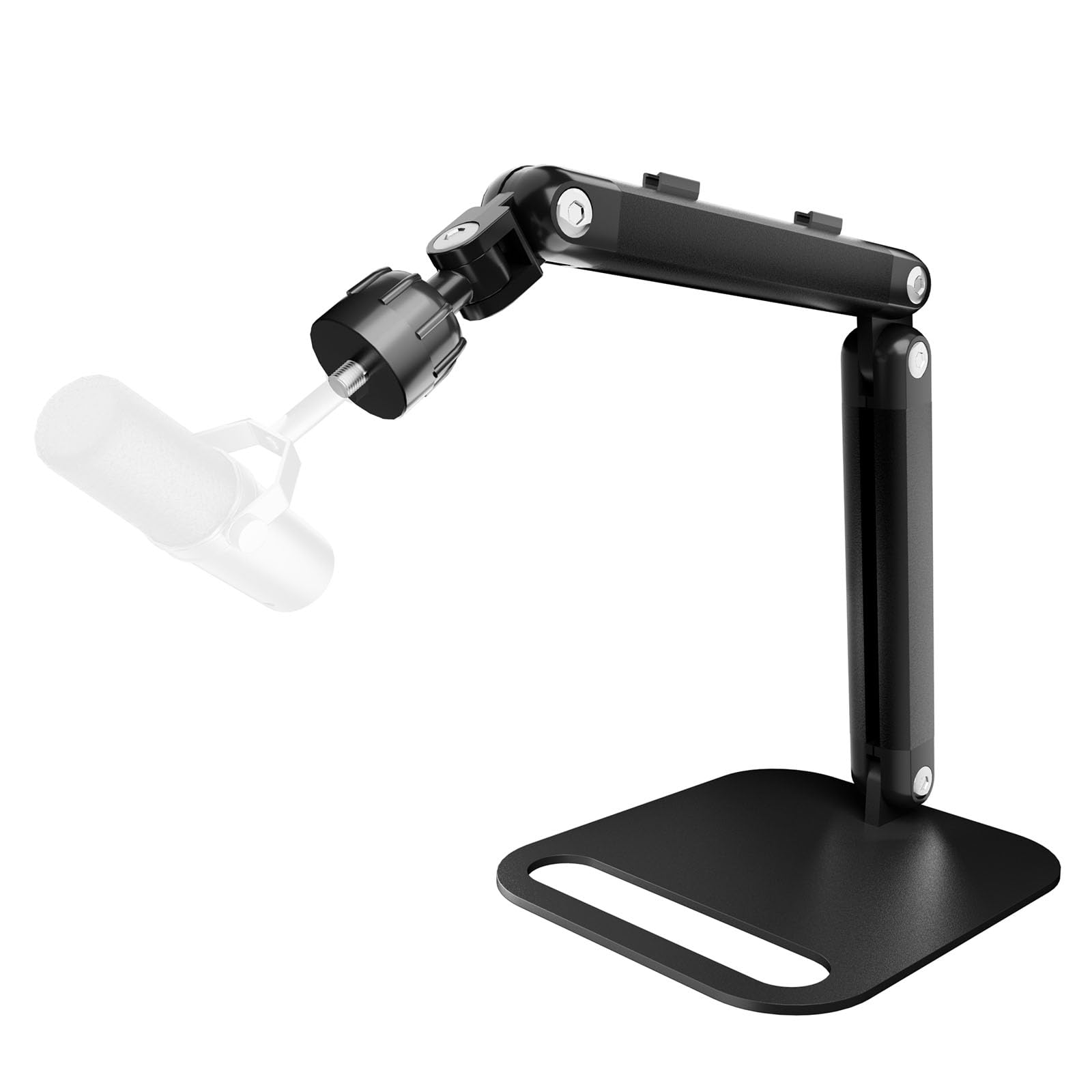 Photo 1 of ***MAJOR DAMAGE*** Adjustable Desktop Microphone Stand, Microphone Arm Mic Stand for Fifine AM8, K669B, Blue Yeti, HyperX QuadCast, SoloCast & AT2020, Studio Webcams Recording/Podcasting/Streaming