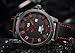 Zeiger New Mens Military Sport Digital Waterproof Army Field Wrist Watch, 3D Big Face Forces for Boyfriend Marine Corps Swiss Band (Black)