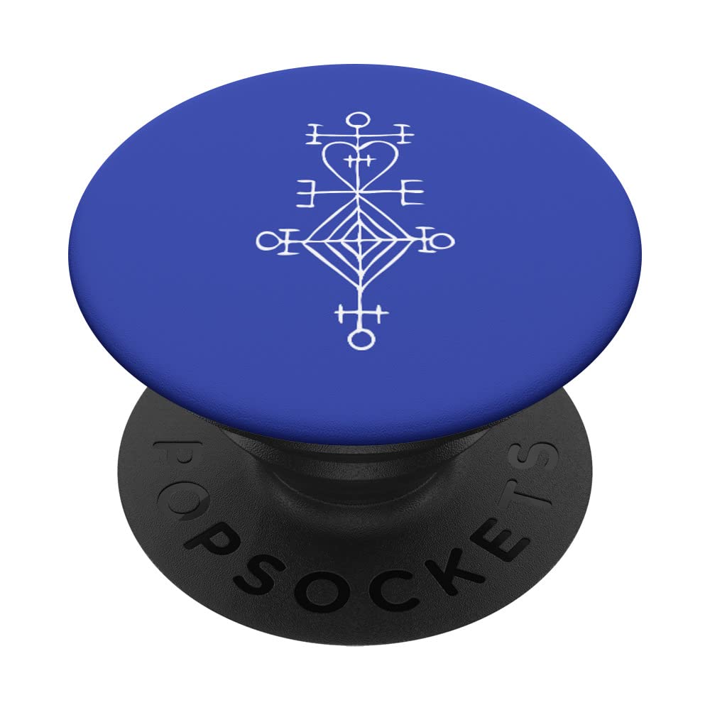 Love Spell Amulet Runes Ástarstafur Nordic Mythology Magic PopSockets Swappable PopGrip