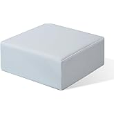 TOPPURE Cube Memory Foam Pillow (14"x14"x5“ Large Cube), Side Sleeper Pillows, Cervical Neck Pillow for Travel, Soft but Spportive Bed Pillow for Neck and Shouder Pain Relief, Gray