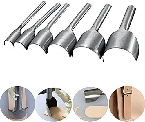 Arc Shaped Leather Belt Cutter Punch Hand DIY Strap Wallet Bag End C Shaped Fillet Cutter Tools
