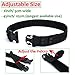 YAHILL® Safety Security Tactical Belt Combat Gear Adjustable Heavy Duty Police Equipment Accessories for Sports Outdoor (Black-Origin)