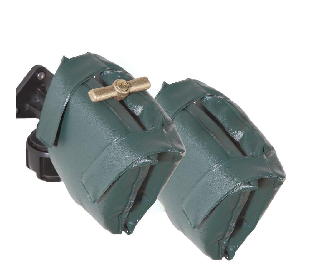 Easylife Thermal Tap Jacket x 2, Tap Cover, Indoor and Outside Insulated Tap Cover for Taps, Water Pipes and Faucets | Green | one Size fits All