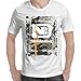 Art Eagle Pattern Men's Classic Short Sleeve Graphic T-Shirts | Newdenber